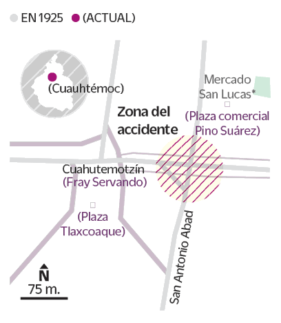 Ubicación del accidente