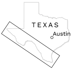 mapa Texas