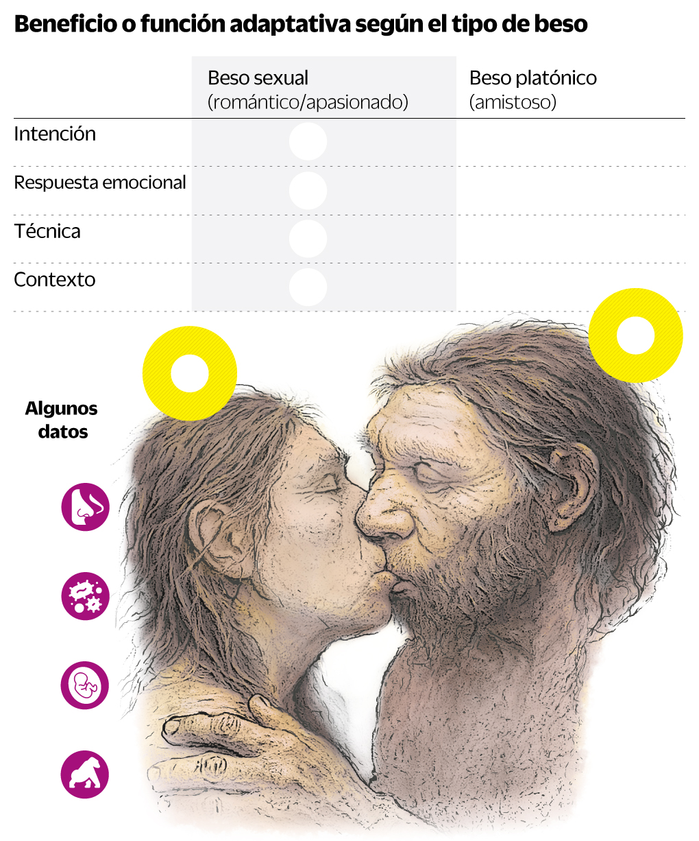 Historia evolutiva del beso