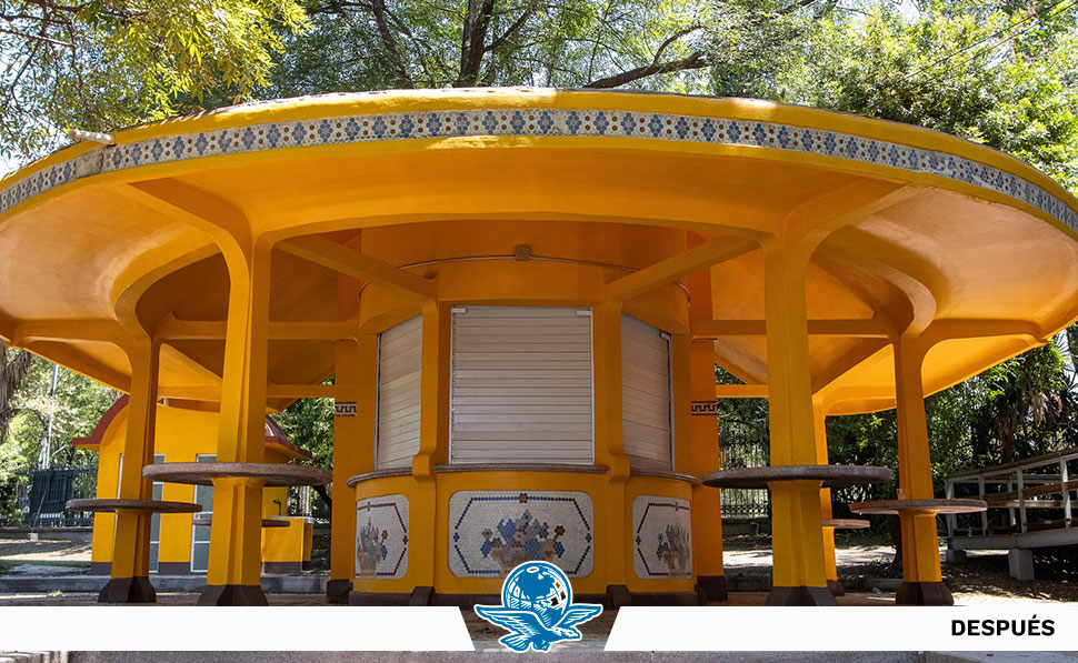 Mochilazo en el tiempo, EL kiosco marieta de Chapultepec.